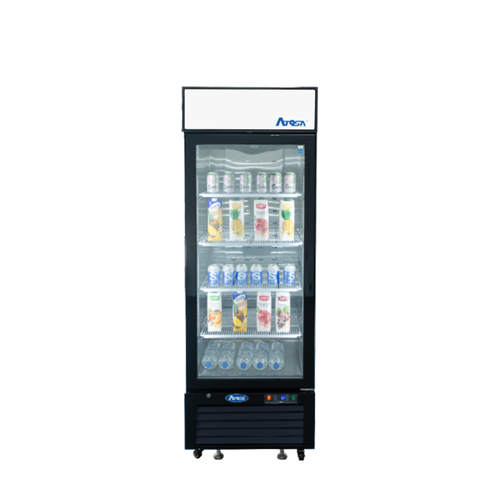 Atosa MCF8720GR 19.4 Cu. Ft. Black Freezer Merchandiser - 115 Volts
