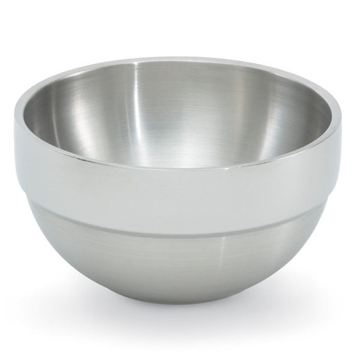 Vollrath 46667 3.4 Quarts Stainless Steel Double Wall Round Bowl