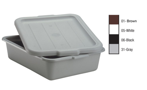 Vollrath 1522-01 20" W x 15" D Brown Polyethylene Traex Bus Box Cover