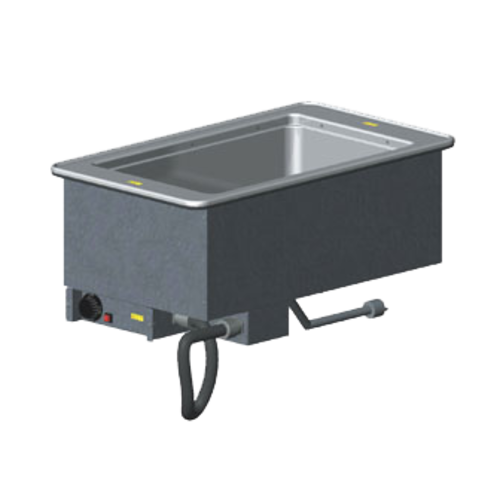 Vollrath 3646661 21.5" W x 26" D x 15" H Galvanized Exterior Housing Stainless Steel Insulated Well Drop-In Electric Hot Food Well Unit