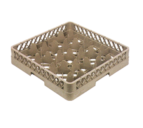 Vollrath TR18A 19.75" W x 5.56" H (12) Compartment Hexagon Size with (1) Open Extender Traex Full Size Rack Max Glass / Stemware Rack