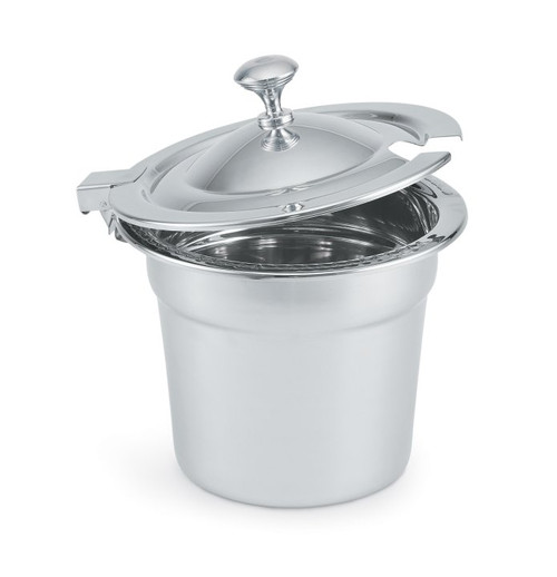 Vollrath 8261710 12" W x 3" H Stainless Steel Miramar Chrome Knob Hinged Cover