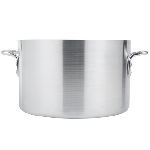 Vollrath 7373 14 Qt. 300 Series Aluminum with Riveted Handles Arkadia Sauce Pot