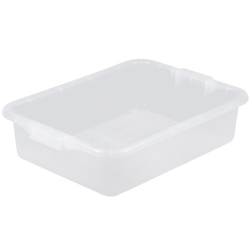 Vollrath 1521-C13 20"W x 15"D x 5" H Clear Plastic Traex Color Mate Food Storage Box