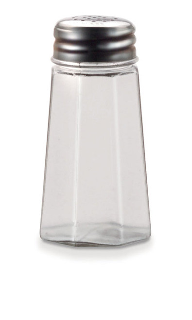 Vollrath 302-0 3.5" H 2 Oz. Single Shaker Dripcut Salt & Pepper Shaker