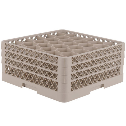 Vollrath TR12HHH 19.75" W x 8.75" H (30) Compartment Hexagon Size with (3) Extenders Traex Full Size Rack Max Glass / Stemware Rack