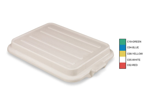 Vollrath 1505-C05 20"W x 15"D x 8" H White Polyethylene Traex Color Mate Food Storage Box Combo Set