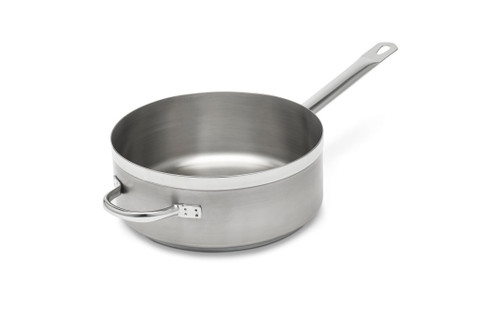 Vollrath 3607 11" W x 4.5" H 7 Qt. 18-10 Stainless Steel with Aluminum Clad Bottom Centurion Induction Saute Pan