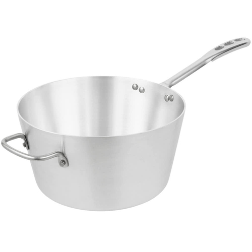 Vollrath 661170 7 Qt. 11 Gauge Aluminum Alloy With Natural Finish Wear-Ever Tapered Sauce Pan