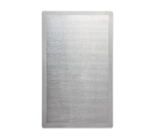 Vollrath 8240016 21.13" W x 12.75" D Blank Stainless Steel Solid Miramar Template