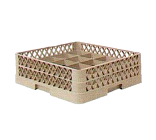 Vollrath TR4DA 19.75" W x 5.56" H (16) Compartment 4-7/16" Square Size with (2) Open Extenders Traex Full Size Cup Rack