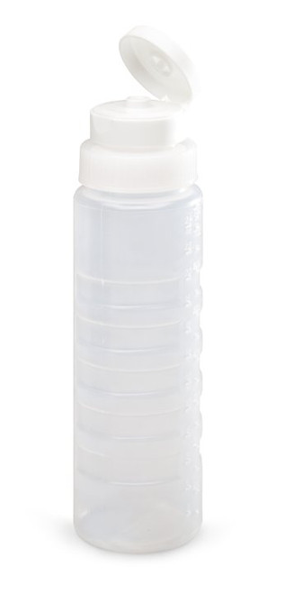 Vollrath 49241-1305 24 Oz. Clear Single Tip Wide Mouth Squeeze Bottle Converter Kit