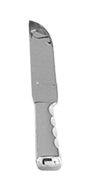 Vollrath 48146 12 3/4" Length Stainless with 8" Blade Hollow Handle Buffetware Carving Knife