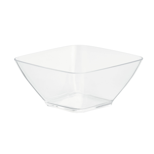 Vollrath V928001 0.63 Qt. Clear Small Square Acrylic Bowl