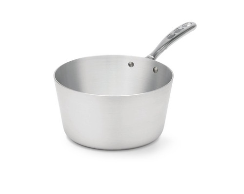 Vollrath 661145 4.5 Qt. 11 Gauge Aluminum Alloy with Natural Finish Wear-Ever Tapered Sauce Pan