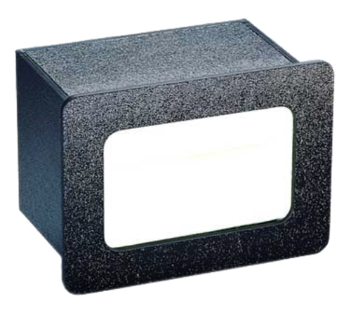 Vollrath FMN-1 8.5" W x 5.38" D x 6.25" H Black ABS Plastic Flush Mount / Built-In Napkin Dispenser