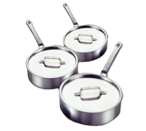 Vollrath 4018 2.5 Qt. 3004 Aluminum Alloy with Riveted Non-Insulated Handle Premier Sauce Pan