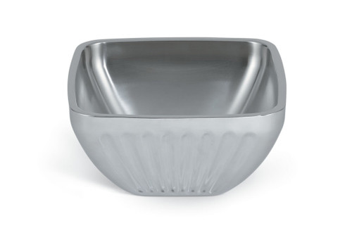 Vollrath 47682 102.4 Oz. Square Stainless Steel Double Wall Insulated Serving Bowl