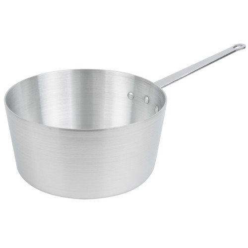 Vollrath 7348 8.5 Quart 3000 Series Aluminum Riveted Handle with Natural Finish Arkadia Sauce Pan