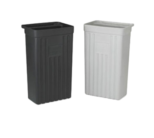 Vollrath 9728820 13 1/2"L x 8"W x 22 3/4"D Gray Fits Standard Truck & Tubular Carts Refuse Bin