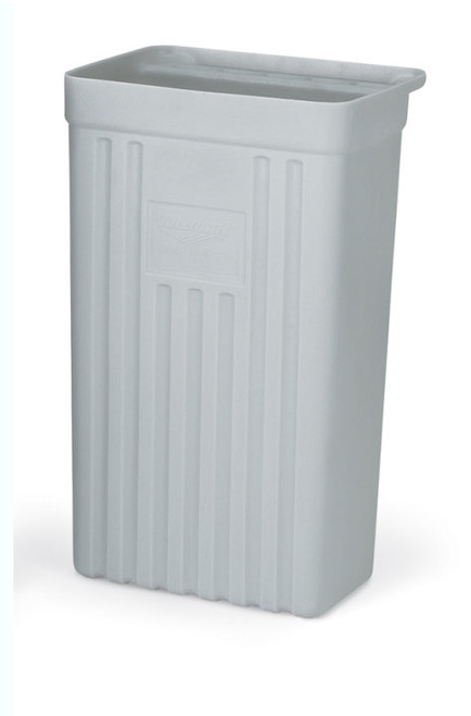 Vollrath 9728820 13 1/2"L x 8"W x 22 3/4"D Gray Fits Standard Truck & Tubular Carts Refuse Bin
