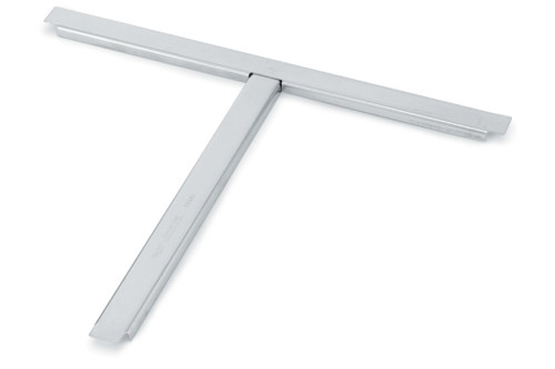 Vollrath 56680 10.75" W x 0.25" H x 12.75" D T-Shaped Stainless Steel Adapter Bar