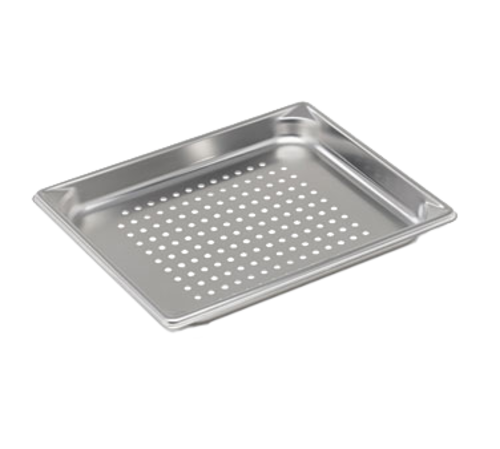 Vollrath 30213 1 1/4" D 22 Gauge Stainless Steel Perforated Super pan V Food Pan