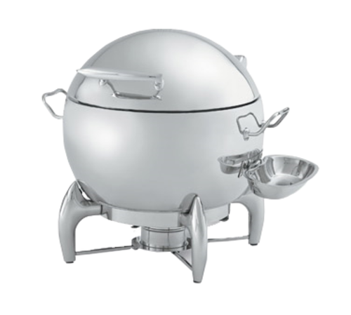 Vollrath T3633 11 Qt. Round Stainless Steel D-Lux Soup Chafer