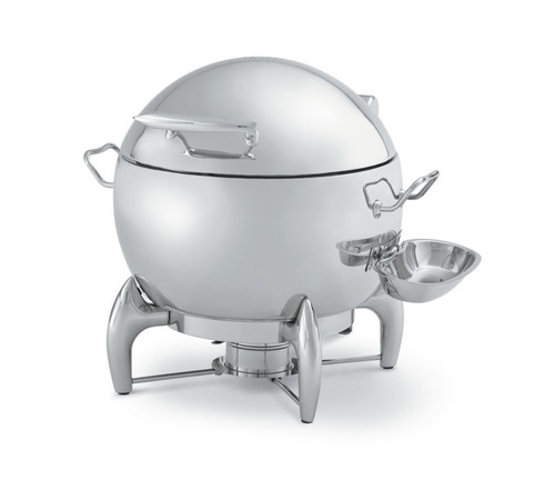 Vollrath T3633 11 Qt. Round Stainless Steel D-Lux Soup Chafer