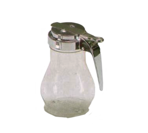 Vollrath 1212LJ 10 Oz. Clear Polycarbonate Jar Only Dripcut Syrup Server (12 Each Per Case)