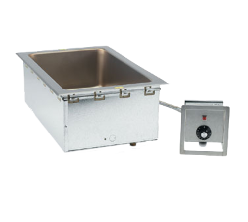 Vollrath 36369 15" W x 23" D x 9.38" H Stainless Steel Insulated Wells Drop-In Electric Hot Food Well Unit