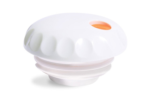Vollrath 52161 White Plastic SwirlServe Beverage Server Cover for 42 Oz. Server