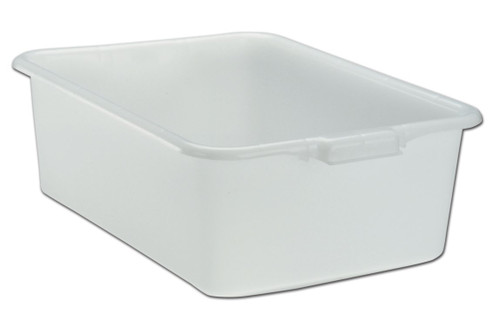 Vollrath 1527-05 21.75" W x 15.5" D x 7" Deep White Polyethylene Traex Standard Bus Box