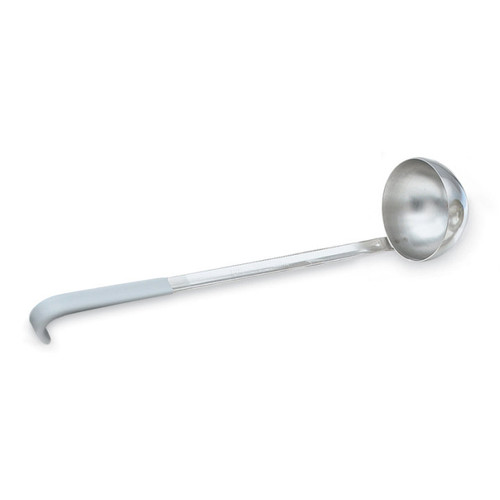 Vollrath 58344 4 Oz. 2 7/8" Bowl Dia. 12 5/8" Grey Kool-Touch Handle Equipped with All-Natural Antimicrobial Ladle