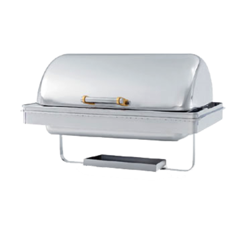 Vollrath 46258 9 Qt. Rectangular Stainless Steel Roll Top Electric New York, New York Chafer