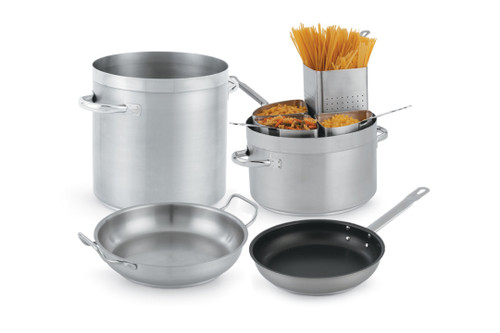Vollrath 3103 10 1/2 Quart Stainless Steel With Aluminum Clad Bottom Centurion Induction Stock Pot