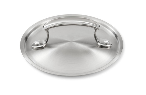 Vollrath 49427 5.88" Dia. Satin Finish Interior & Exterior with Mirror Finish Handle Miramar Low Dome Cover