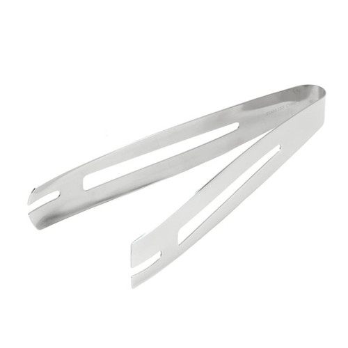 Vollrath 46733 10.97" OAL Stainless Steel Miramar Contemporary Style Serving Tongs