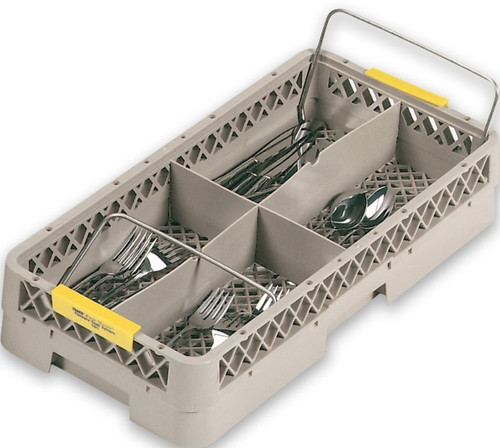 Vollrath 1392 19.75" W x 3.19" H x 10" D Half rack (4) Compartment with (2) Handles Flatware Soak & Washing System
