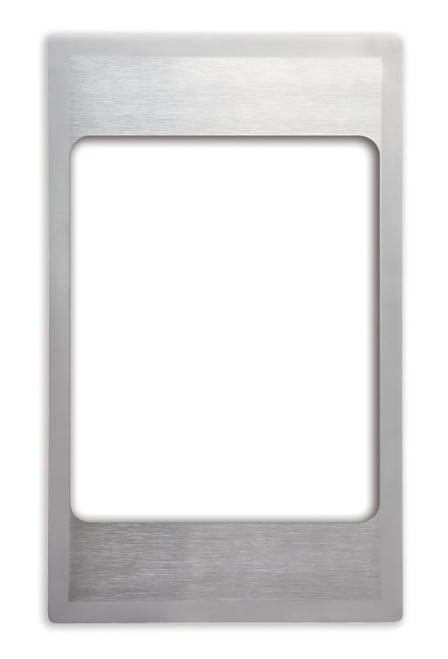 Vollrath 8242916 21.13" W x 12.75" D 1 Hole Pan Stainless Steel Miramar Single Size Template for Miramar Cookware