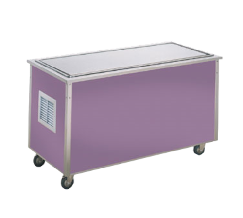 Vollrath 37014 74" W x 28" D x 34" H Mobile Enclosed Base 4-Series Signature Server Frost Top Serving Counter