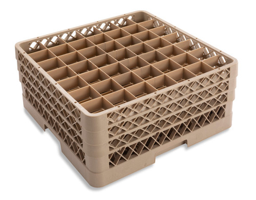Vollrath TR9EEE 19.75" W x 8.75" H (49) 2 7/16" Square Compartment Size with (3) Compartment Extenders Traex Full Size Glass / Stemware Rack