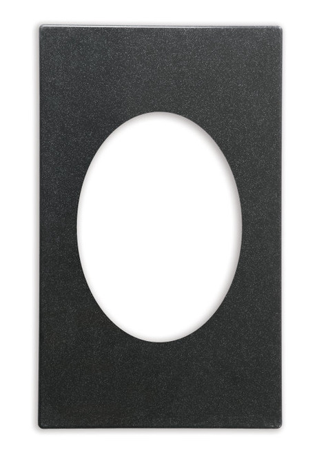Vollrath 8242310 21.13" W x 12.75" D Oval Plastic Night Sky Finish Miramar Single Size Template