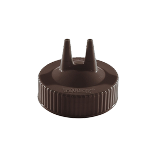 Vollrath 2300-01 Wide Mouth Brown Twin Tip Replacement Color Cap (12 Each Per Case)