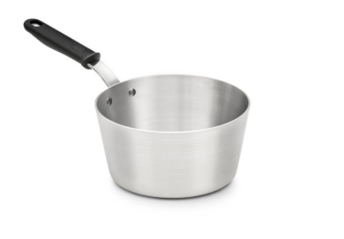 Vollrath 6821375 3.75 Qt. 11 Gauge Aluminum Alloy with Natural Finish Wear-Ever Tapered Sauce Pan