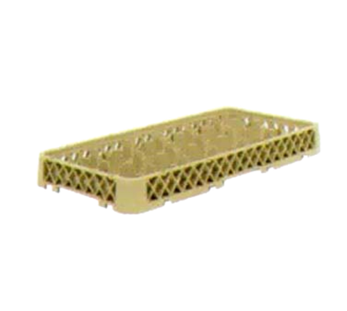 Vollrath HRD 10" W x 19 3/4" D x 2" H Half Size 17 Compartments Co-Polymer Plastic Beige Traex Dishwasher Rack Extender