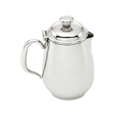 Vollrath 46598 12 Oz. Stainless Steel Hollow Tubular Handle Sturdy Hinge Orion Creamer