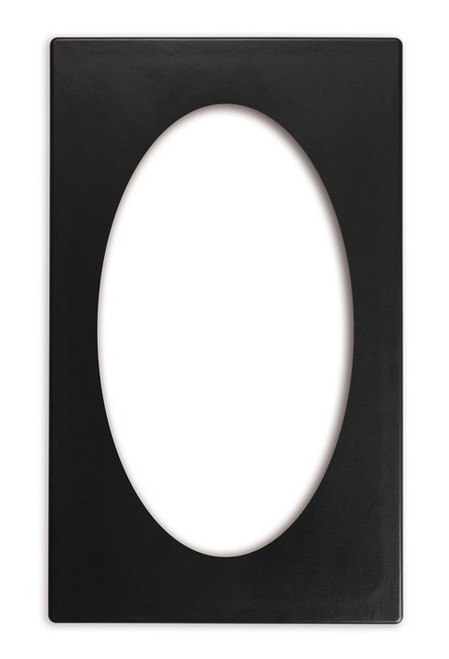 Vollrath 8243618 12 3/4" W x 21 1/8" D Solid Black Finish Single Size Miramar Template for Miramar Cookware