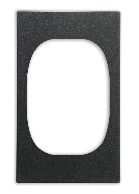Vollrath 8242710 21.13" W x 12.75" D 1 Hole Oval Plastic Miramar Single Size Template for Miramar Cookware