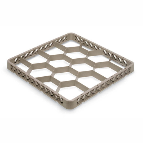Vollrath TRJ 19.75" W x 1.56" H (12) Compartments 4 13/16" Hexagon Full Size Co-Polymer Plastic Traex Rack Max Dishwasher Rack Extender